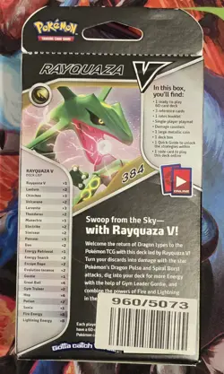 Pokemon TCG Rayquaza V Battle Deck Brand New Sealed Rare Free UK Delivery - Image 2