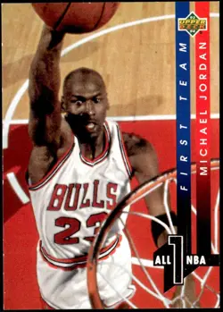 1993-94 Upper Deck #AN4 Michael Jordan All-NBA E1 - Image 1