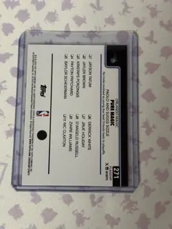 2025-26 Topps Pure Magic Paolo and Suggs Sizzle Gold #/2025 - Image 2