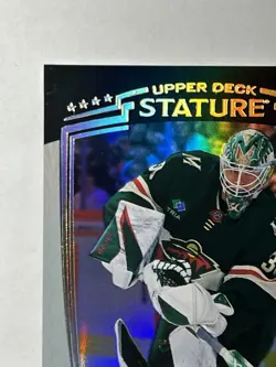 2024-25 Upper Deck Stature Jesper Wallstedt Rookie RC #/999 Wild - Image 3