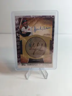 2021 Topps - Topps Through the Years Facsimile Reprints Hank Aaron #TTY-18 /299 - Image 1