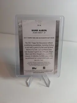 2021 Topps - Topps Through the Years Facsimile Reprints Hank Aaron #TTY-18 /299 - Image 2