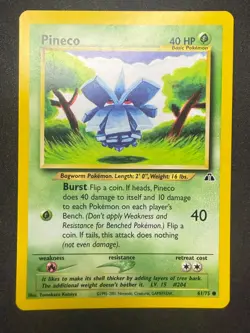Pineco 61/75 | Neo Discovery | Pokemon Card | NM - Image 1