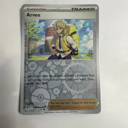 Pokemon TCG Arven Card 166/198 Scarlet & Violet Base Set Reverse Holo - Image 1