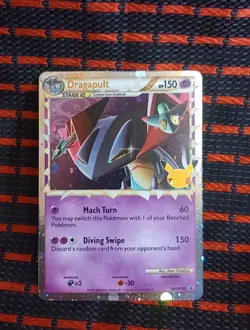 Dragapult Prime 💥SWSH132 💥 Celebrations💥 25th 💥Black Star Promo Card - Image 1