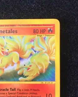 Pokemon TCG Ninetales Rare E-Card Aquapolis 25/147 LP+ Condition WOTC 2003 - Image 3