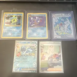 Pokemon TCG Gyarados Dark Gyarados Jacq Card Lot 5 Holo English - Image 1