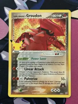 Team Magma's Groudon 9 Celebrations: Classic Collection Stamped Pokemon Card NM - Image 1