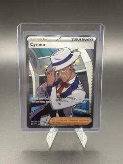Cyrano Trainer Surging Sparks Ultra Rare Card 230/191 Pokemon TCG - Image 1