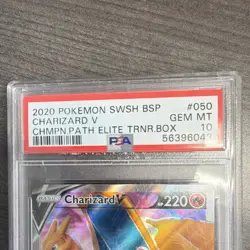 Pokemon Charizard V swsh050 SWSH: Sword & Shield Promo Cards PSA 10 GEM MT - Image 2