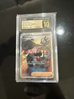 CGC 10 GEM MINT Bird Keeper Holo 066/072 Shining Fates Pokemon Card - Image 1