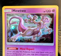 Mewtwo SM214 SM 2019 Promo Holofoil Pokemon Card Near Mint - Image 4
