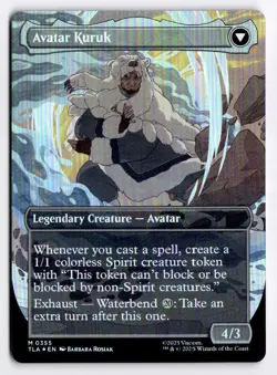 Magic The Gathering Avatar: TLA The Legend of Kuruk (Borderless) Foil - Image 2