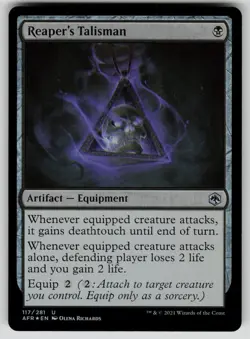 Reaper's Talisman Foil U Adventures in the Forgotten Realms 117 NM - Image 1