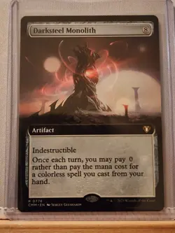 Darksteel Monolith - CMM - Rare - NM - Magic the Gathering - MTG - Image 1