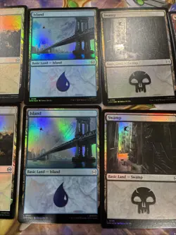 Magic The Gathering - Marvel's Spider-Man Basic Land (Foil) Set X 2 Unplayed - Image 3