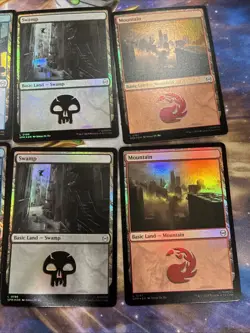 Magic The Gathering - Marvel's Spider-Man Basic Land (Foil) Set X 2 Unplayed - Image 4