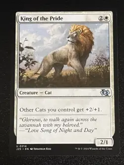 MTG Foundations Jumpstart King of the Pride 0214 NM - Image 1