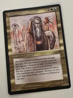 Magic the Gathering MTG Legends Rasputin Dreamweaver LP+ (Beta Bob) - Image 1
