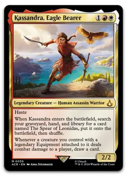 Kassandra, Eagle Bearer #59 (NM) Assassin's Creed ACR Magic MTG - Image 1