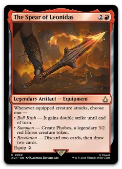 The Spear of Leonidas #38 (NM) Assassin's Creed ACR Magic MTG - Image 1