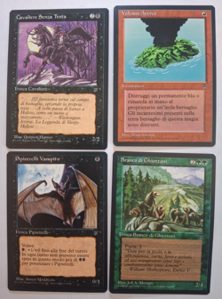 MTG LEGENDS ITA - Cavaliere Senza Testa, Vulcano Attivo, Pipistrelli Vampiro and - Image 1
