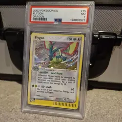Pokemon Flygon Cosmos Holo 15/97 EX Dragon PSA 7 MINT - Image 1