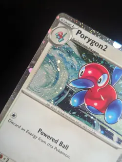 Porygon 2 SVP138 Cosmos Holo Stella Crown Blister Promo Pokemon TCG Card NM - Image 3