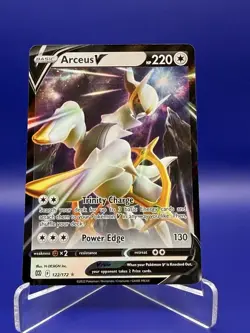 Arceus V 122/172 Brilliant Stars Pokemon Card - NM - Image 1