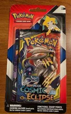 Pokemon Sun & Moon Cosmic Eclipse Chilling Reign 2-pack Blister w/ Jirachi pin - Image 1