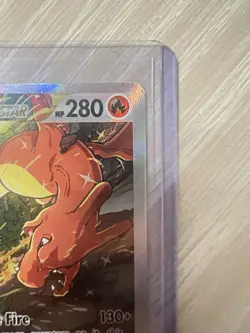 Pokemon Charizard VSTAR SWSH262 Full Art Black Star Promo Holo Card NM Condition - Image 2