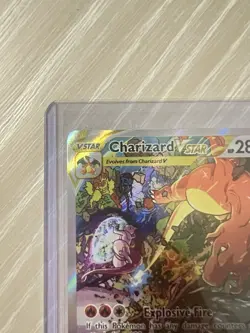 Pokemon Charizard VSTAR SWSH262 Full Art Black Star Promo Holo Card NM Condition - Image 5