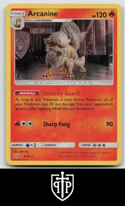 Pokemon - Arcanine 6/18 Detective Pikachu - Holo Rare - NM - Image 1