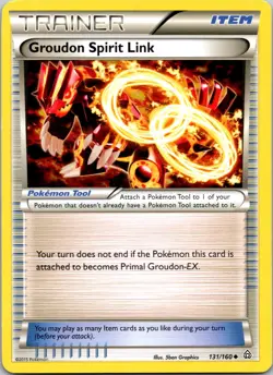 GROUDON SPIRIT LINK - 131/160 - PRIMAL CLASH - - LP - Image 1