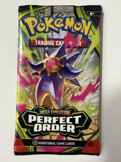 (HEAVY)🔥 22.60g Pokemon TCG Perfect Order Booster Pack Factory Sealed✅ - Image 2