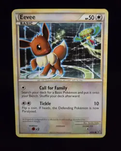 Pokemon TCG - EEVEE - 48/90 - HEARTGOLD & SOULSILVER: UNDAUNTED (2010) - MP/LP - Image 1
