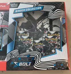 Black Bolt & White Flare 2-Pack Poster Binder Sam’s Club Pokemon Bundle SEALED - Image 3