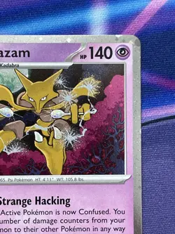 Alakazam 082/167 Knockout Collection Promo Cosmos Holo Pokemon NM - Image 3