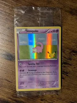 Pokemon UK Exclusive Slowpoke 32/83 Generations Reverse Holo ⁉ Sealed Promo ✨ - Image 2