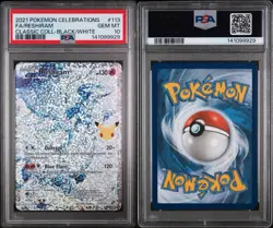 Pokemon Reshiram 113/114 Celebrations: Classic Collection PSA 10 GEM MINT - Image 5