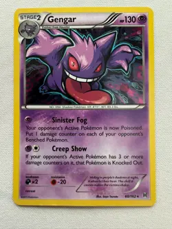 Pokemon TCG Gengar #60 XY Breakthrough Cosmos Holo - Image 1