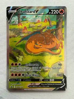 Pokemon TCG Charizard V #SWSH260 Black Star Promo - Image 1