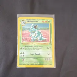 Pokemon TCG Nidoqueen Base Set 7/64 90 HP Rare English Stage 2 1999 Vintage - Image 3