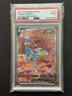 2022 POKEMON SWSH MACHAMP V ASTRAL RADIANCE 172/189 PSA 9 - Image 4