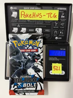(VERY HEAVY)🔥 22.73g Pokemon TCG Black Bolt Booster Pack Factory Sealed✅ - Image 1