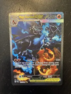 Mega Charizard X EX SIR 125/094 Phantasmal Flames English Pokemon TCG Pack Fresh - Image 2