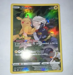 Pokemon Pikachu Ultra Rare TG05/TG30 Lost Origin Trainer Gallery Holo English - Image 1