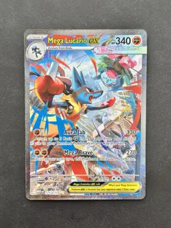 Pokemon TCG Mega Lucario ex 179/132 Mega Evolution Special Illustration Rare MEG - Image 1