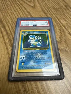 1999 Original Pokemon Base Set Blastoise Holo #2/102 – Graded PSA 7 (NM) - Image 1