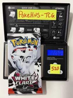 (HEAVY)🔥 22.60g Pokemon TCG White Flare Booster Pack Factory Sealed✅ - Image 1